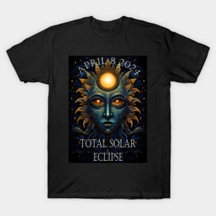 Trippy Solar Eclipse 2024 T-Shirt